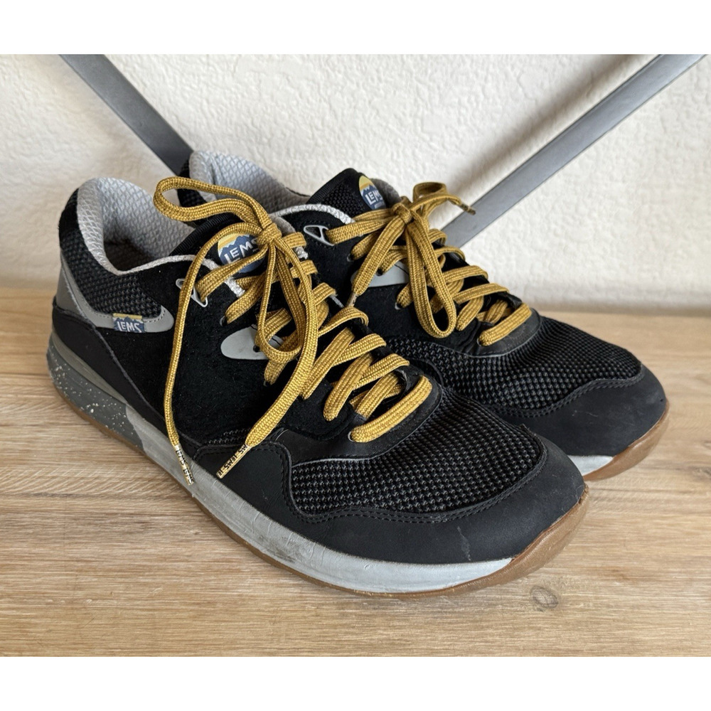 Men's Lems Trailhead Shoes Onyx Mens 10.5 Black Hiking Sneakers Allterrain